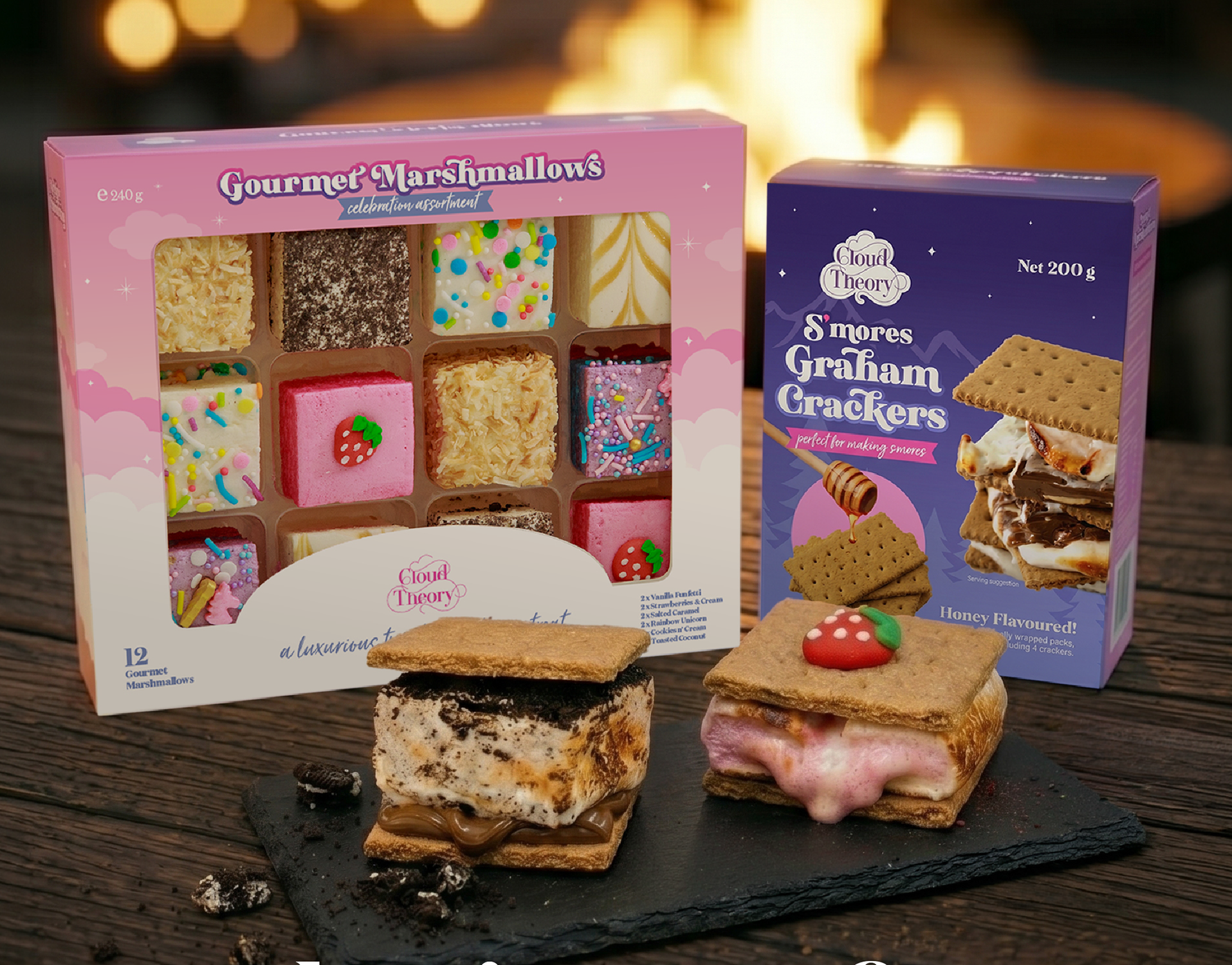 The Ultimate S'mores Guide with Cloud Theory's Celebration Assortment