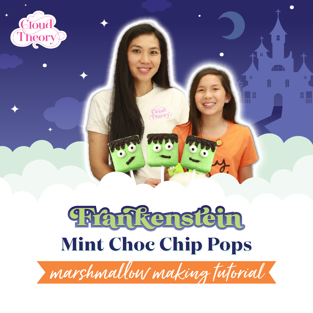 Spooktacular Fun: Mint Choc Chip Frankenstein Marshmallow Lollipops 🎃👻