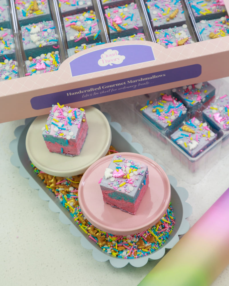 Rainbow Unicorn Marshmallow Party Box – 24 Pieces 🦄🌈