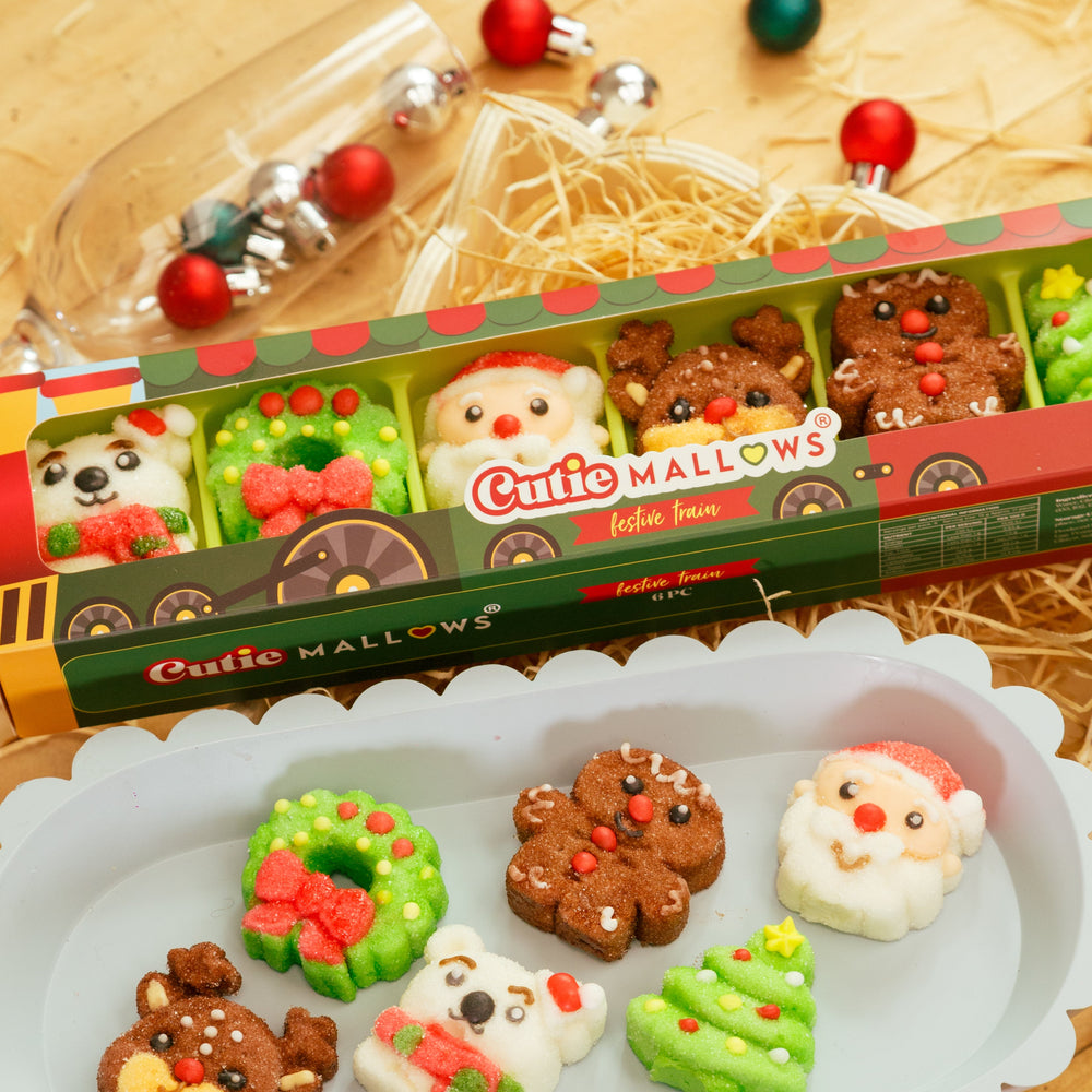 Cutie Mallows® Christmas Train – 6 pc Gift Box