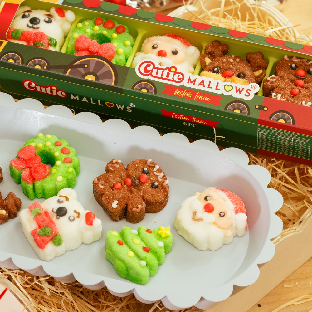 Cutie Mallows® Christmas Train – 6 pc Gift Box
