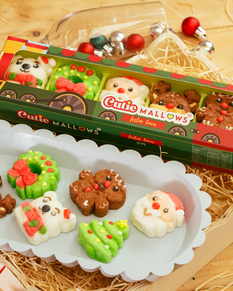Cutie Mallows® Christmas Train – 6 pc Gift Box