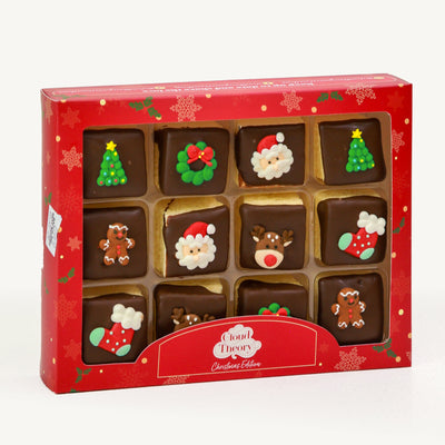 Christmas Chocolate-Dipped Marshmallow Box – 12 pcs (300g)