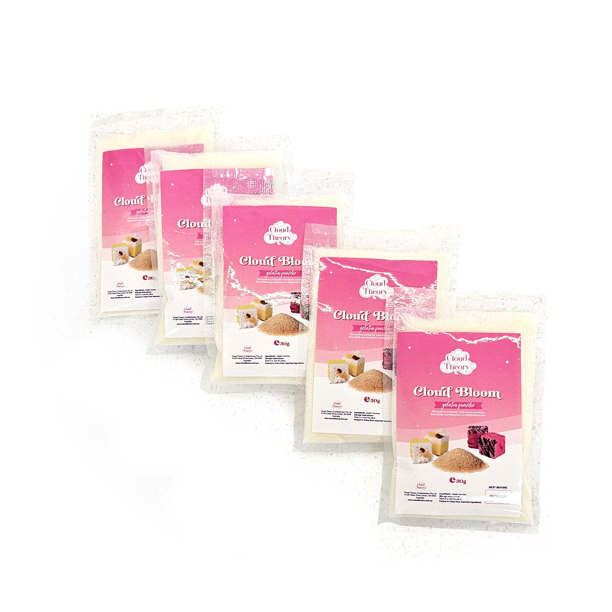 Cloud Bloom Gelatin – 5 x 30g Sachets