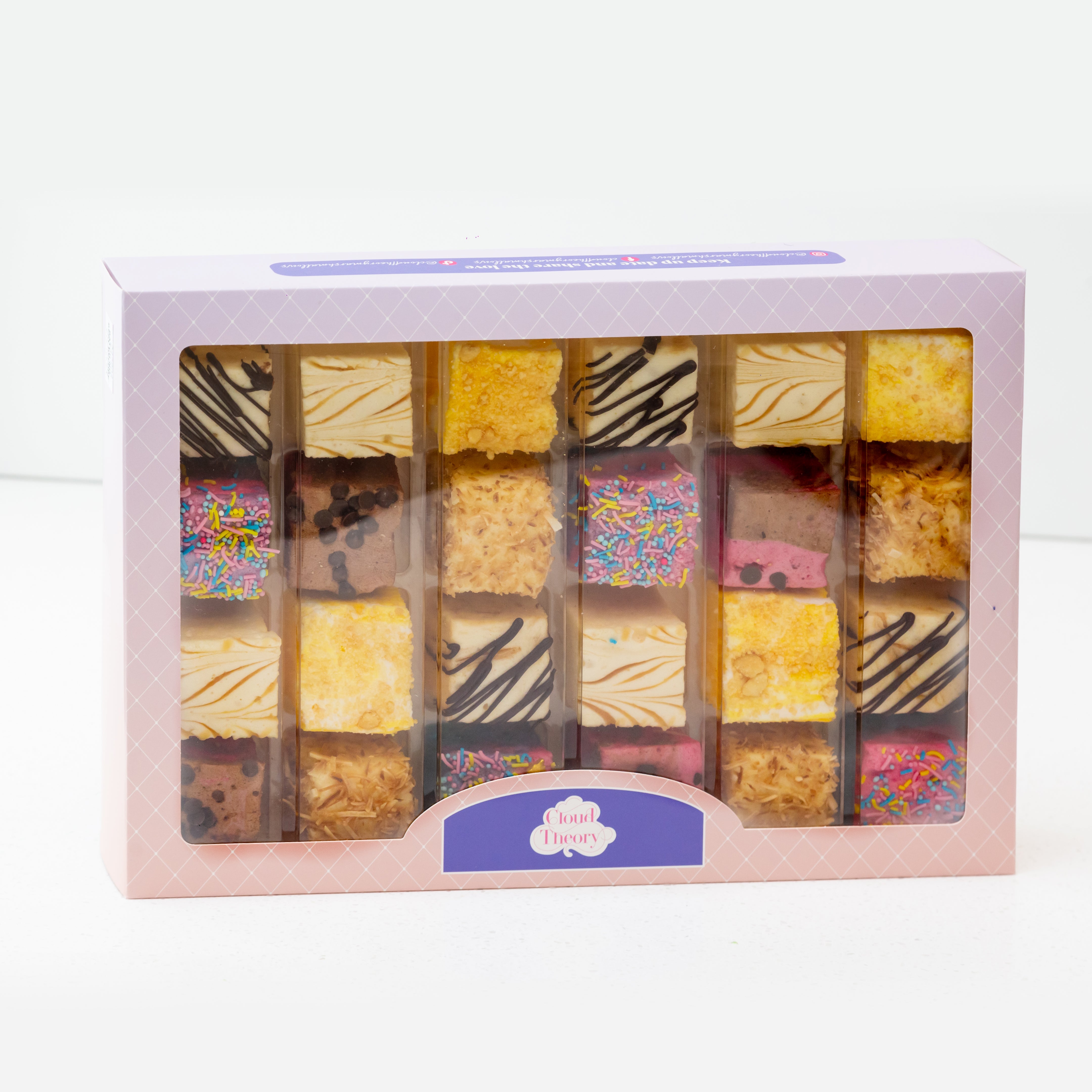 Assorted Gourmet Marshmallow Box (24 Pcs)