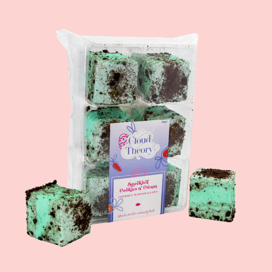 Speckled Cookies n’ Cream Marshmallow - 6 Piece Tray