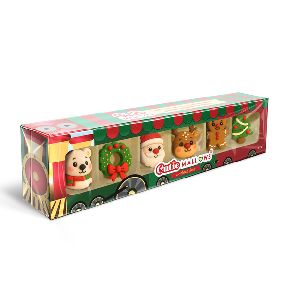 Cutie Mallows® Christmas Train – 6 pc Gift Box