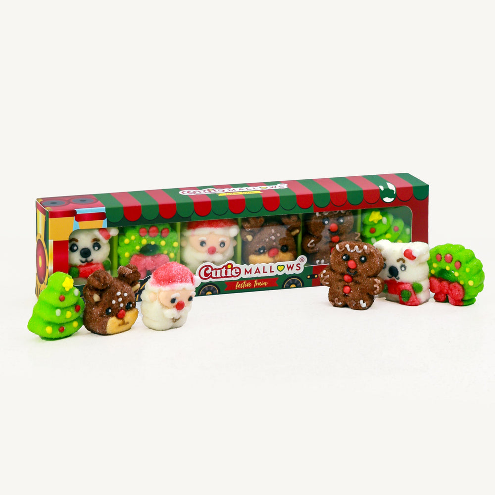Cutie Mallows® Christmas Train – 6 pc Gift Box