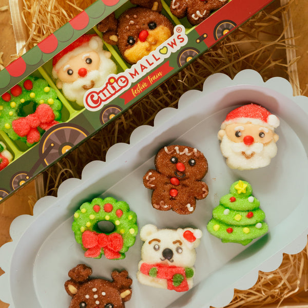 Cutie Mallows® Christmas Train – 6 pc Gift Box