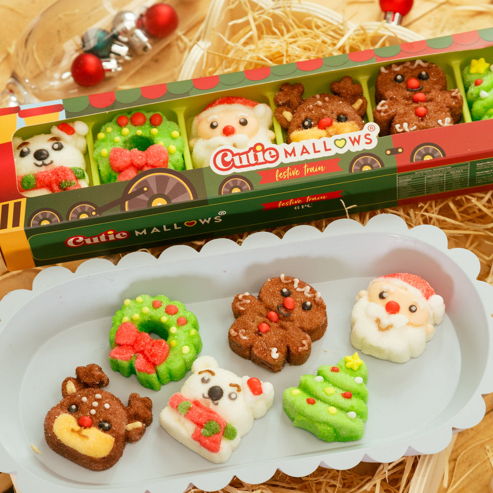 Cutie Mallows® Christmas Train – 6 pc Gift Box