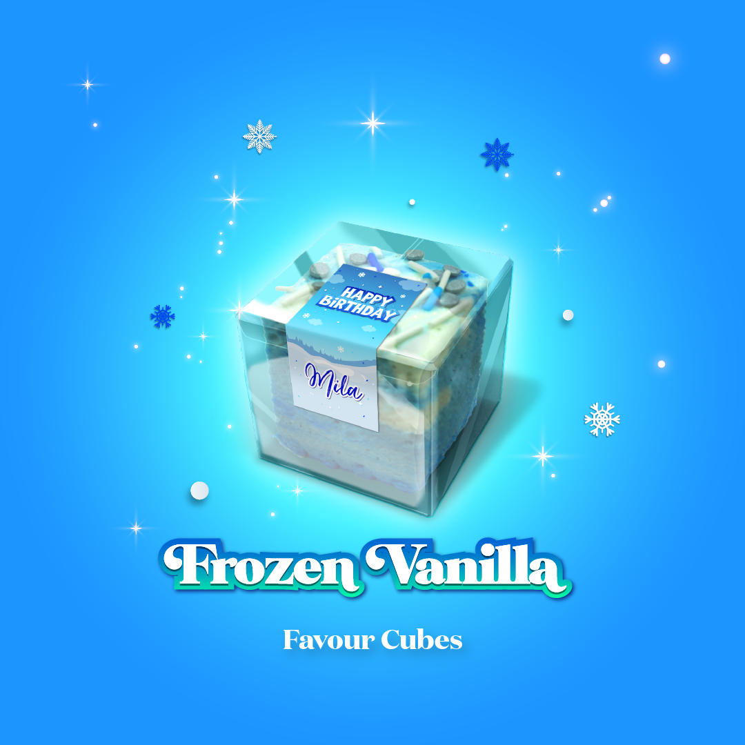 Party Favour Cubes - Frozen Vanilla Bean Marshmallow