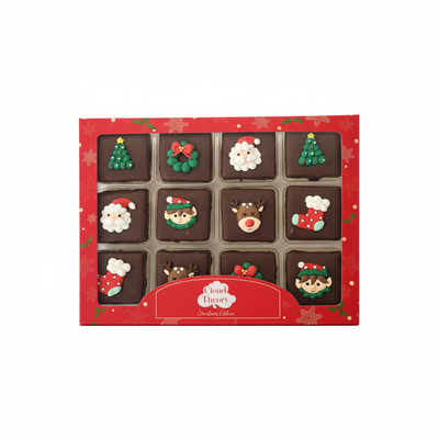 Christmas Chocolate-Dipped Marshmallow Box – 12 pcs (300g)