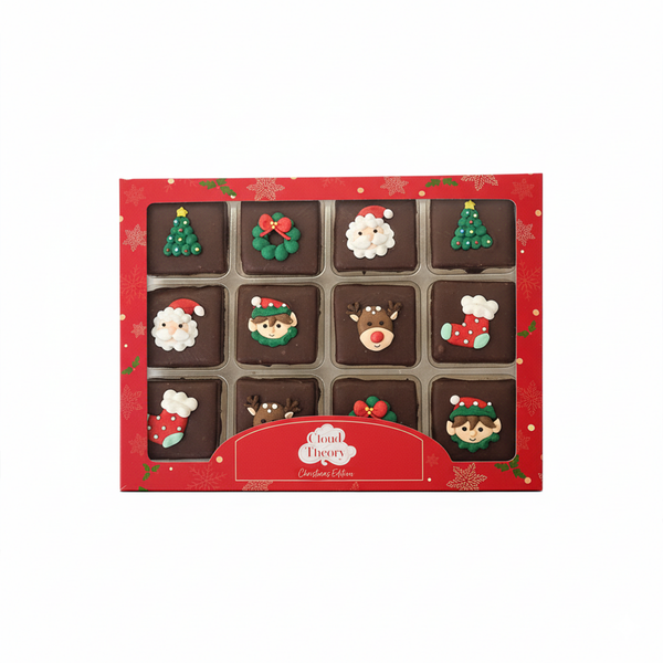 Christmas Chocolate-Dipped Marshmallow Box – 12 pcs (300g)