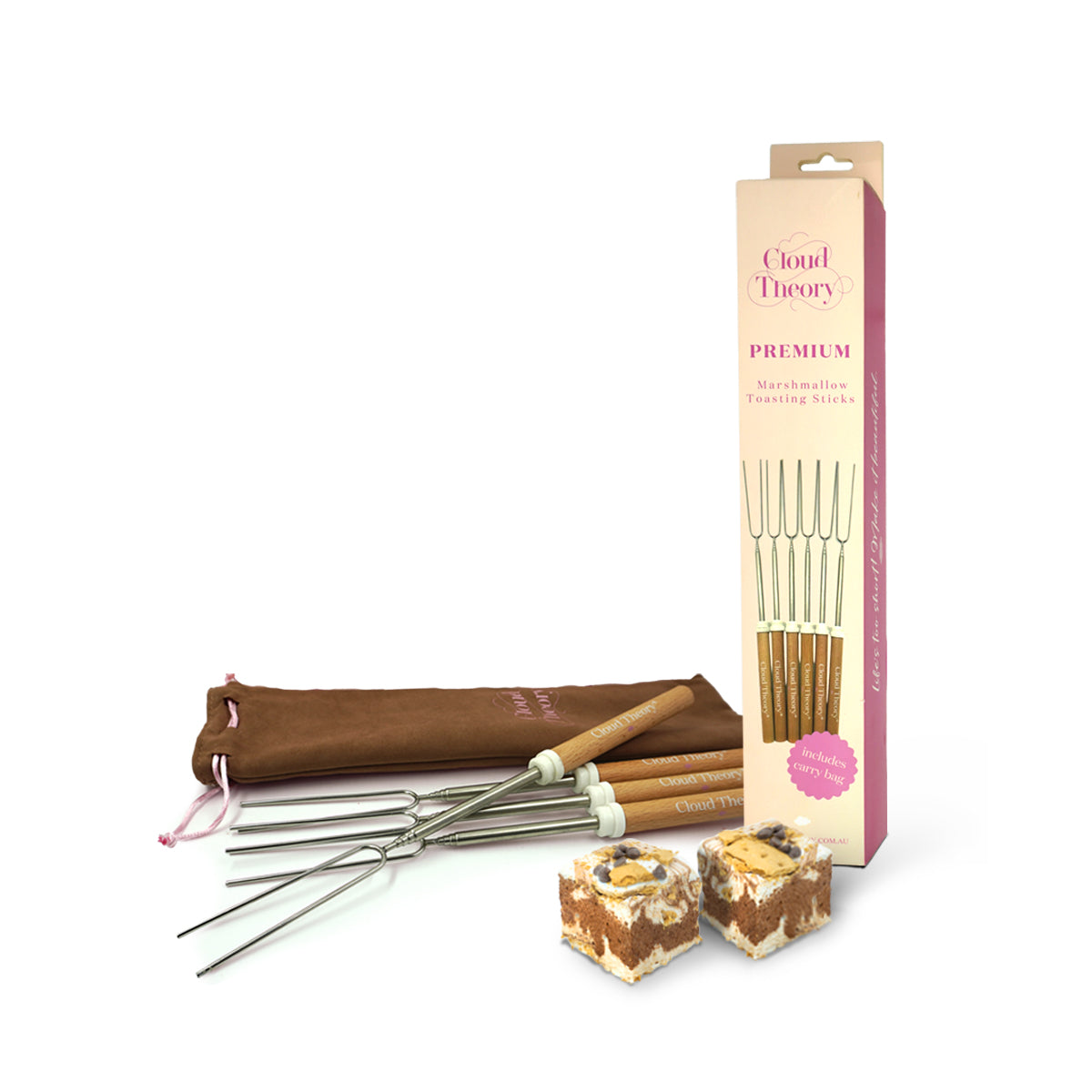 Marshmallow Toasting Sticks 6 Pcs Set