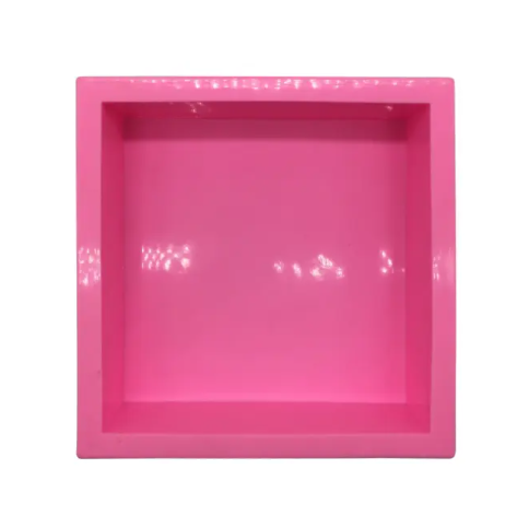 Pink Square Silicone Tray/Mould - 22 cm