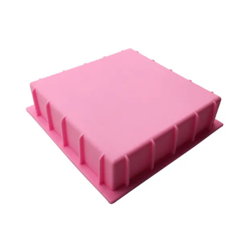 Pink Square Silicone Tray/Mould - 22 cm