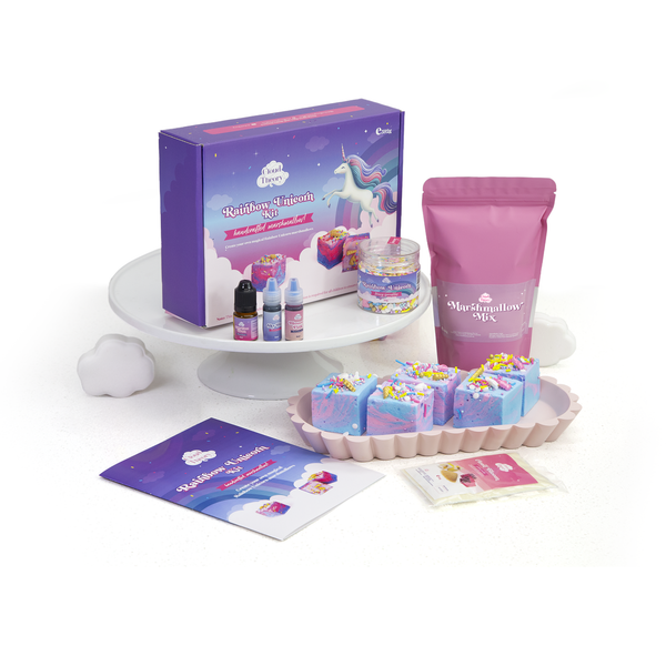 Rainbow Unicorn Marshmallow DIY Kit