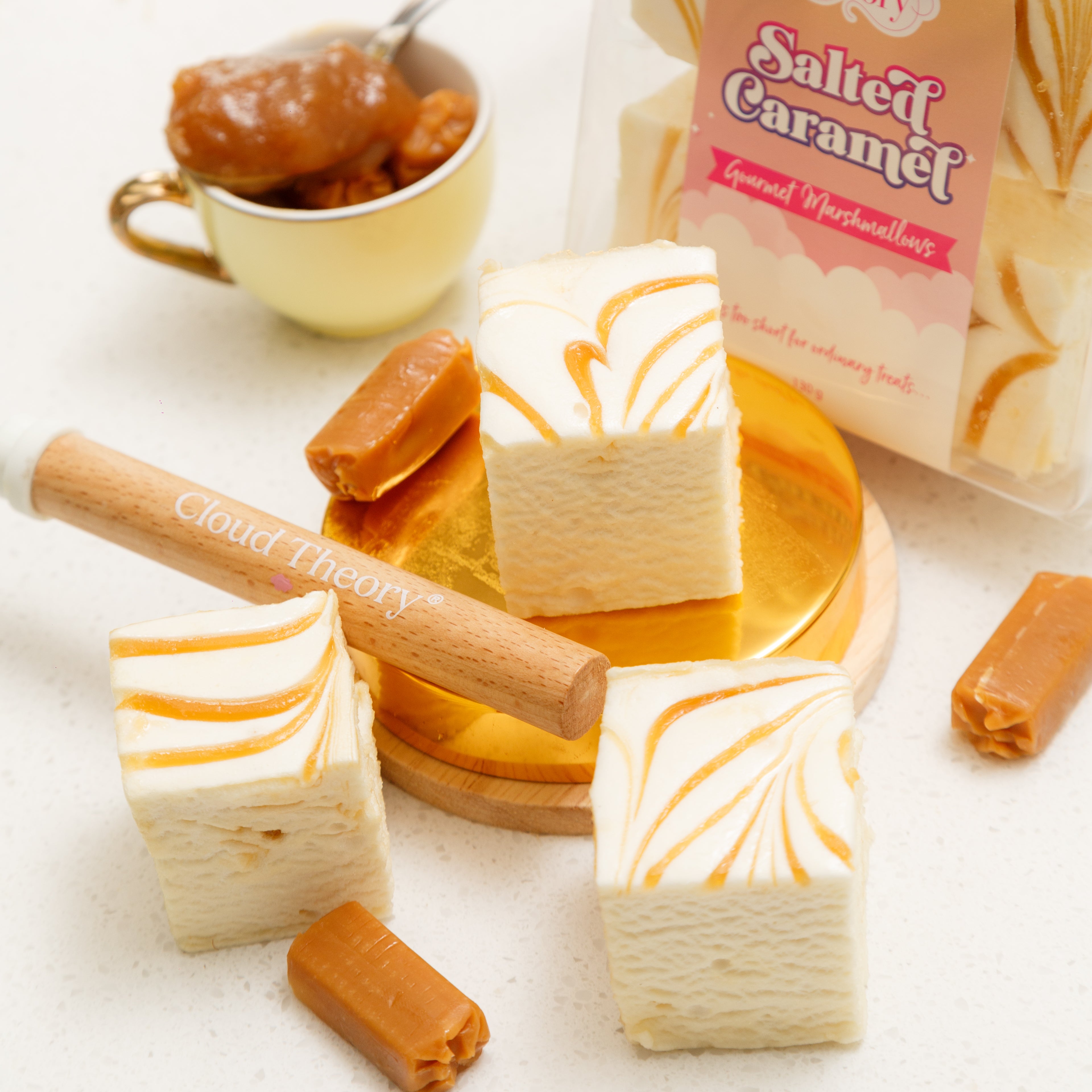 Salted Caramel Marshmallow 6 Pcs Tray