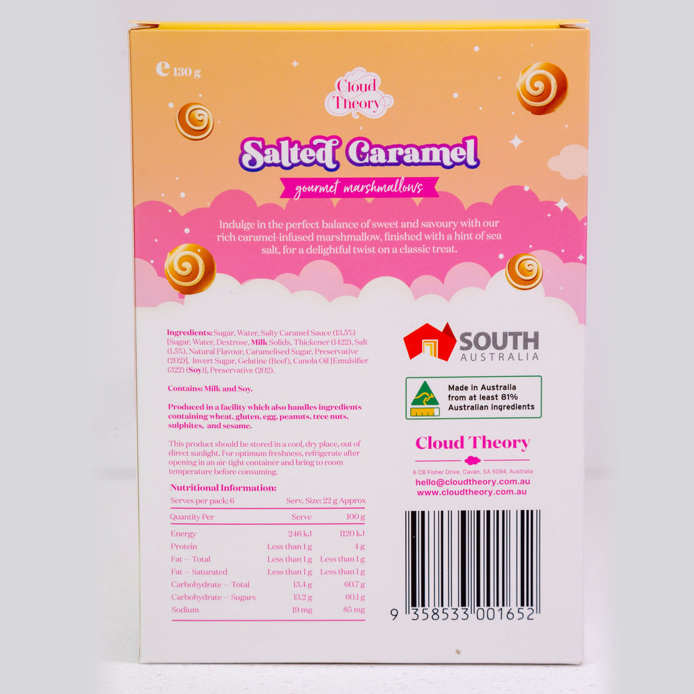 Salted Caramel Marshmallow 6 Pcs Box
