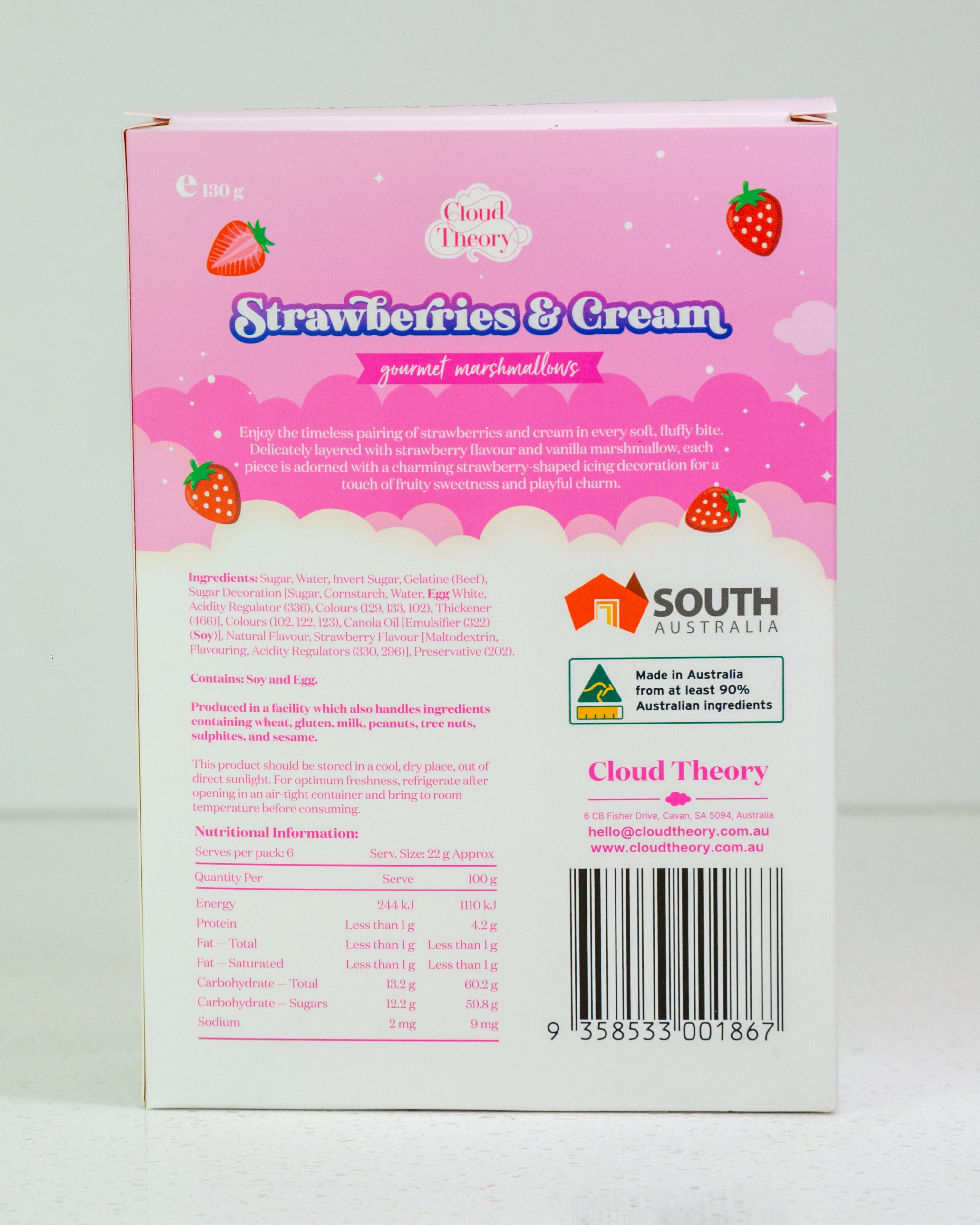 6 Pcs Strawberries & Cream