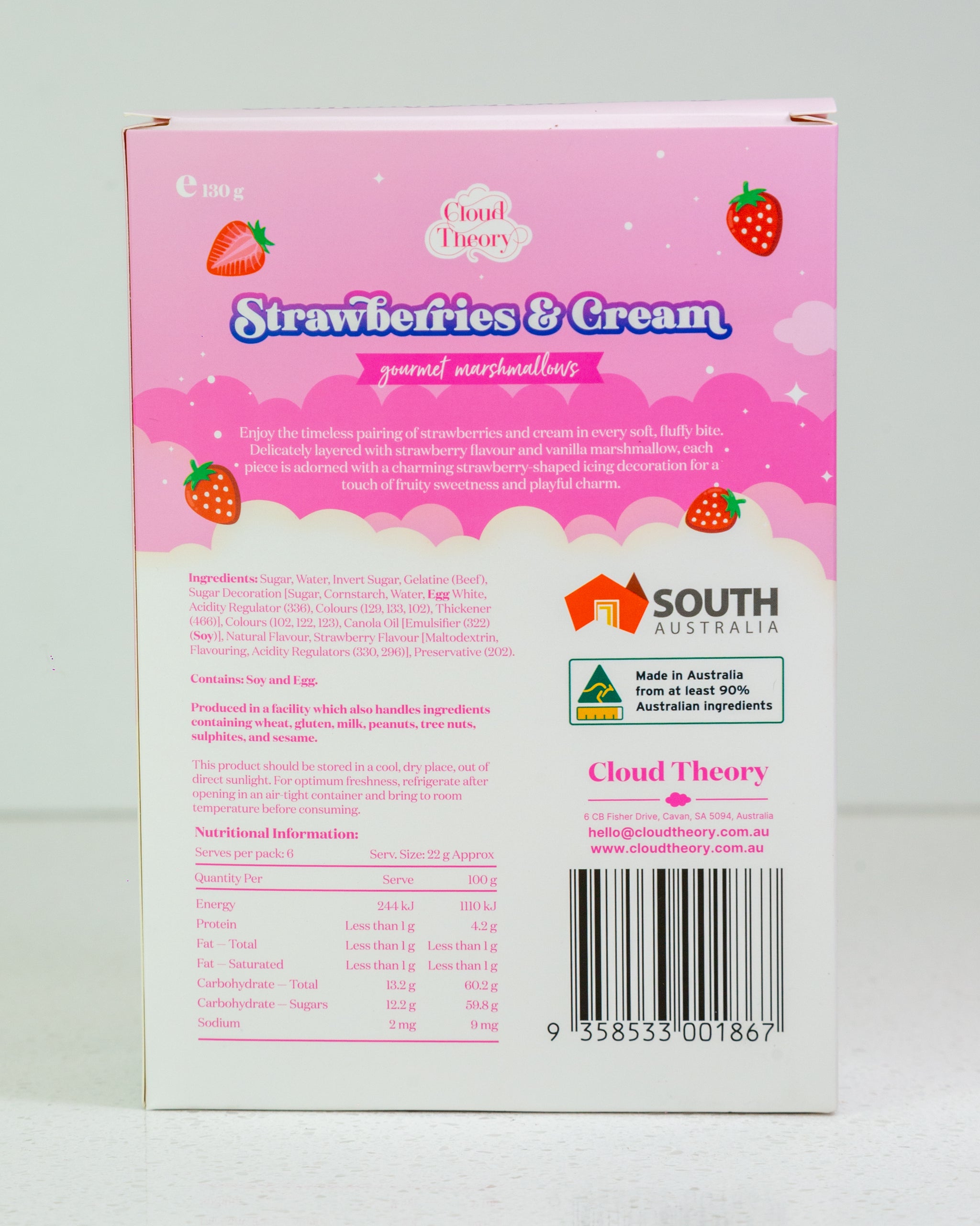 6 Pcs Strawberries & Cream