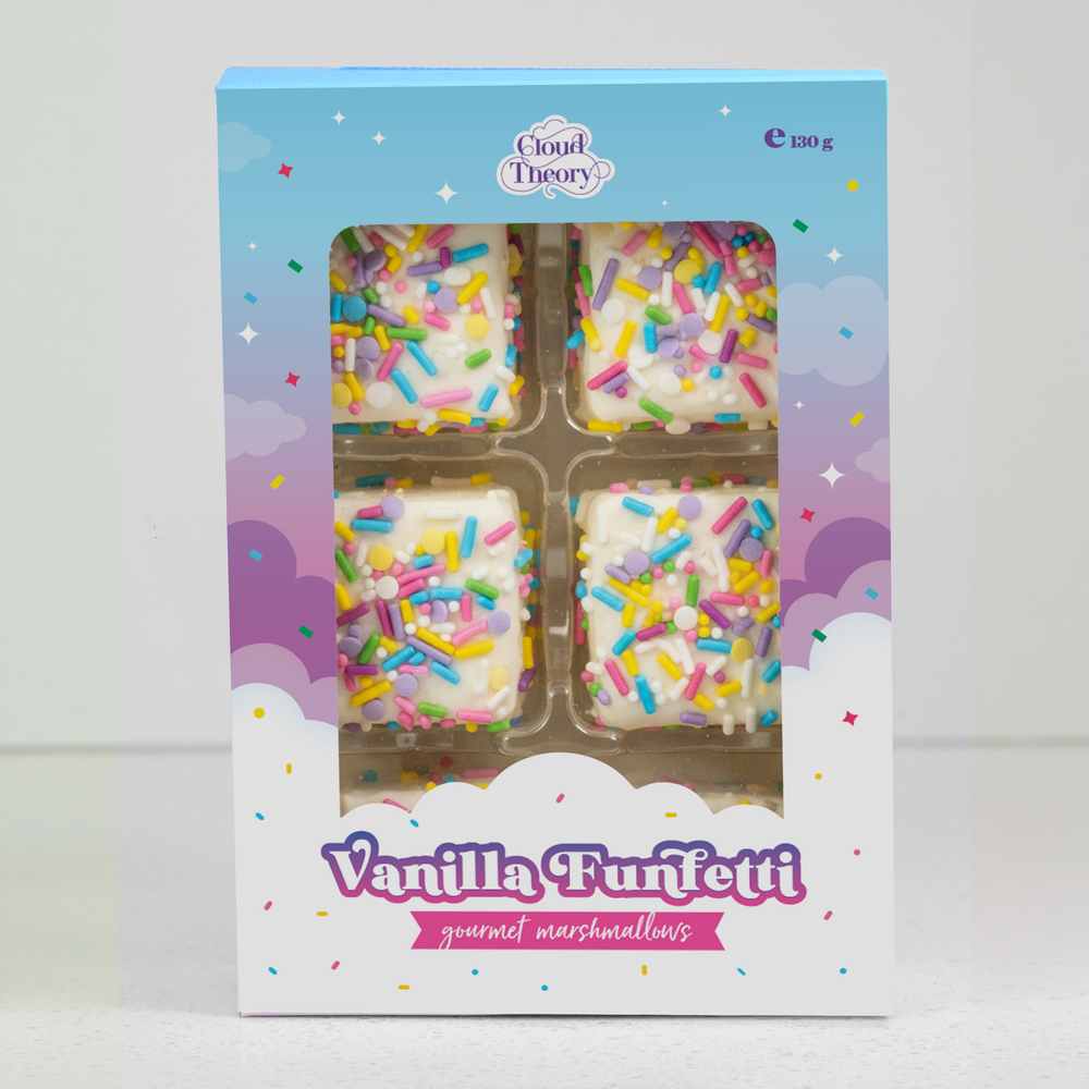 Vanilla Funfetti Marshmallow - 6 Piece Box