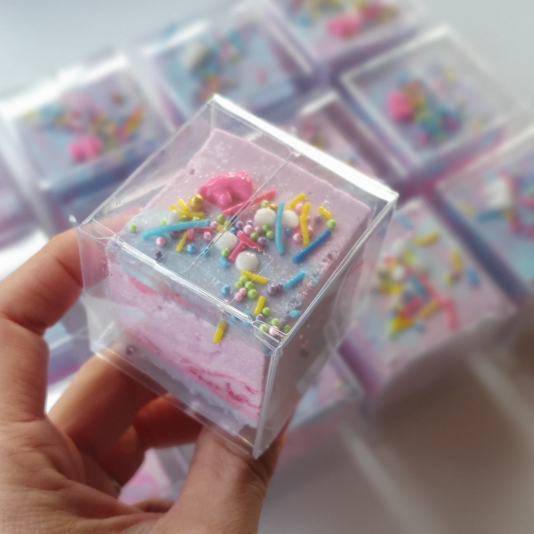 Party Favour Cubes - Rainbow Unicorn Marshmallow